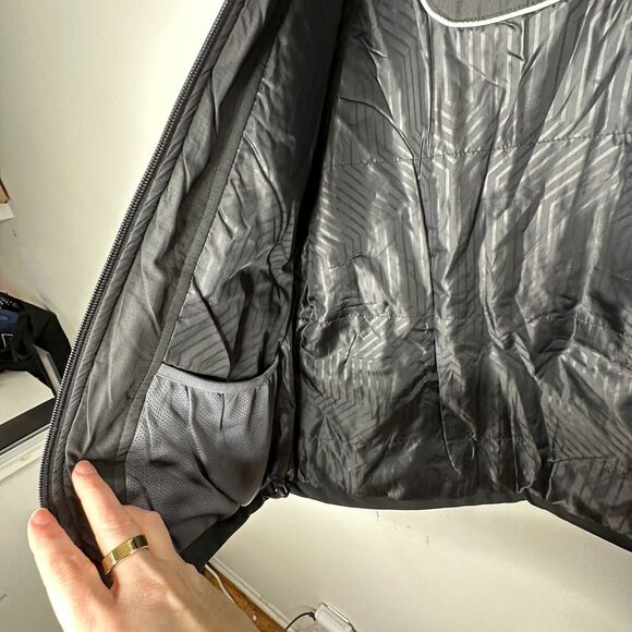 North End Sports Weather Technology Black High Collar Zip Jacket & Pockets S - Picture 11 of 13